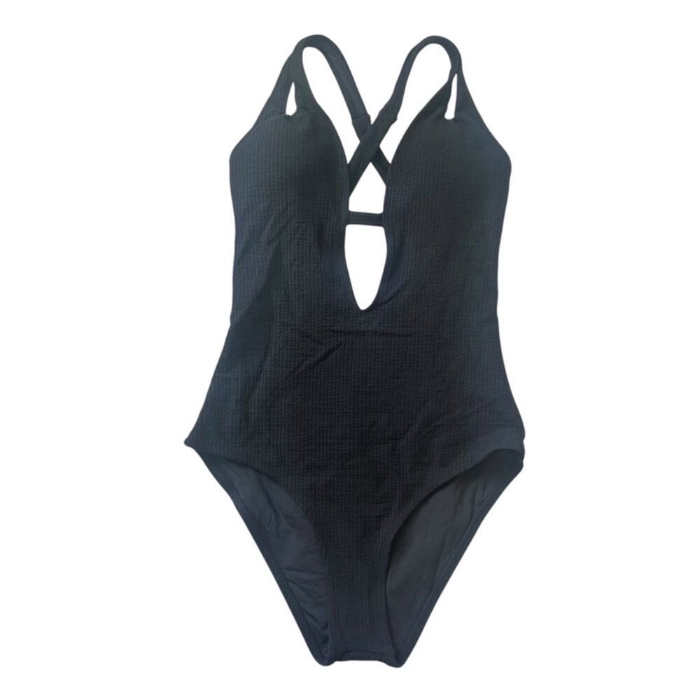 Becca Women's One Piece Swimsuit in Black Size M Padded NWOT